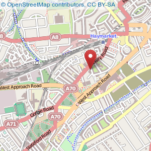 Map: St Bride's Community Centre, Edinburgh