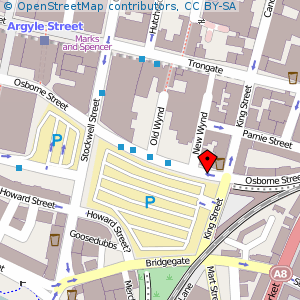 Map: African Caribbean Centre, Glasgow