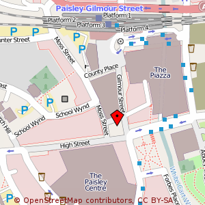 Map: Cenotaph, Paisley