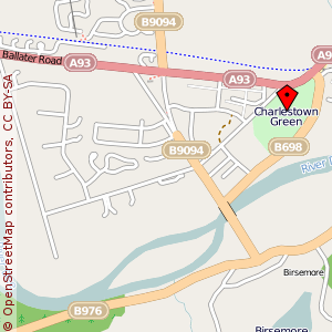 Map: Charlestown Green, Aboyne