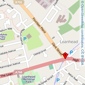 Map: Clerk Street, Loanhead