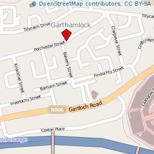Map: Garthamlock & Craigend East Parish Church, Glasgow