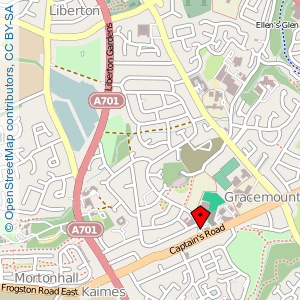 Map: Gracemount Drive, Gracemount, Edinburgh
