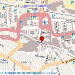 Map: High Street, Falkirk