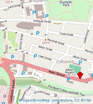 Map: Main Street, Coatbridge