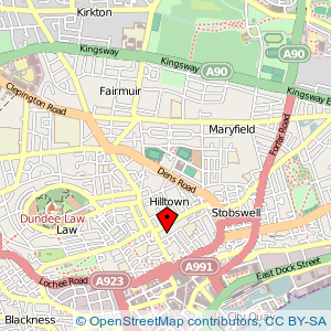 Map: Mark Henderson Centre, Dundee