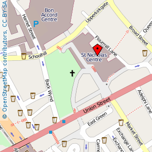 Map: Marks & Spencer, Aberdeen