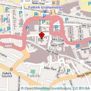 Map: Falkirk Old & St. Modan's Parish Church