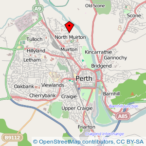 Map: Perth Riverside Church, Perth