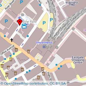 Map: Spectrum Centre, Inverness
