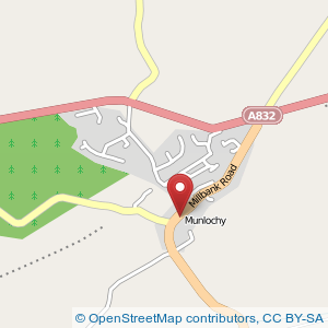 Map: Co-operative Store, Munlochy