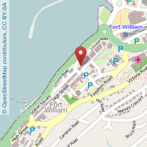 Map: Highland Council Service Point, Fort William