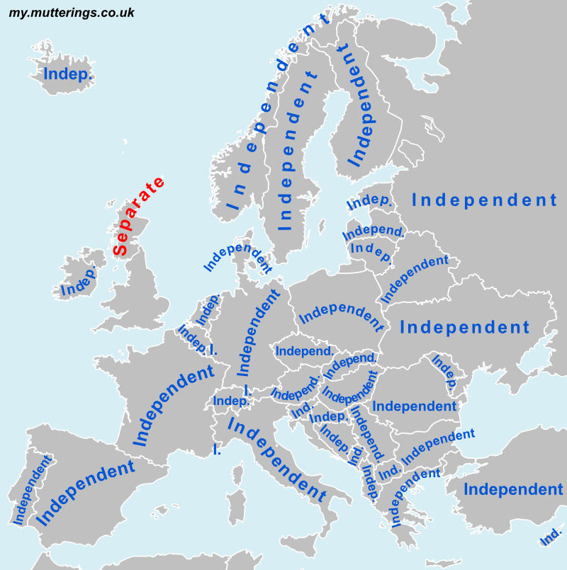 Map: Separate Scotland